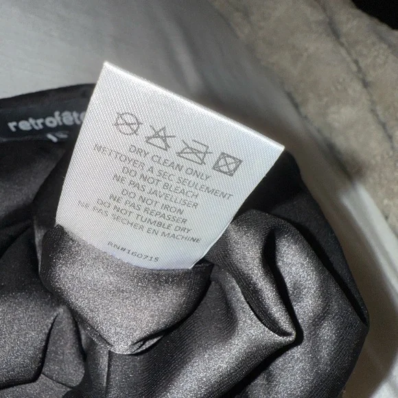 Retrofete Beatrix Fringe Embellished Silver Black Sequin Sparkly Mini Skirt - Picture 14 of 14